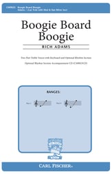 Boogie Board Boogie Two-Part choral sheet music cover